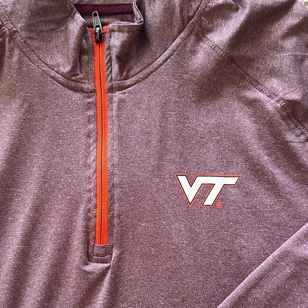 Champion Maroon Quarter-Zip Pullover - Picture 3 of 3